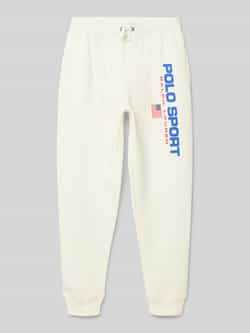 Polo Sport Regular fit sweatpants met labelprint