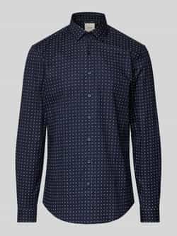 CK Calvin Klein Slim fit zakelijk overhemd met labelstitching