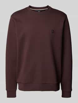 Boss Sweatshirt met labelpatch model 'Sharpe'