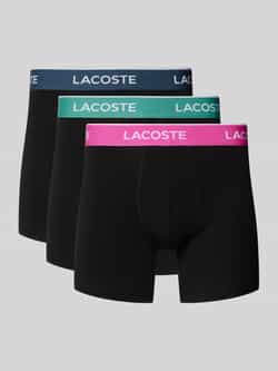 Lacoste Boxershort met elastische band met label in een set van 3 stuks