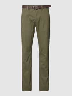 Lindbergh Regular fit chino met structuurmotief