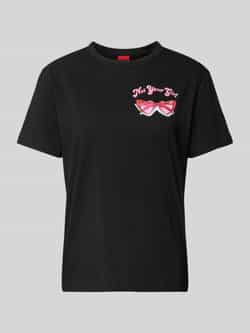 HUGO T-shirt met ronde hals model 'Damacia'