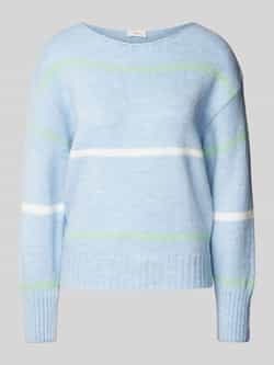 S.Oliver RED LABEL Relaxed fit gebreide pullover met rolzoom en ballonmouwen