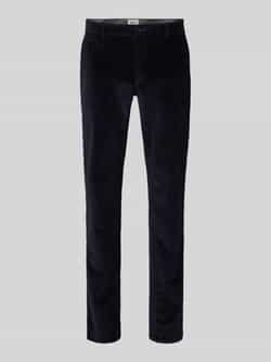 BRAX Slim fit corduroy broek met achterzakken model 'Fabio'