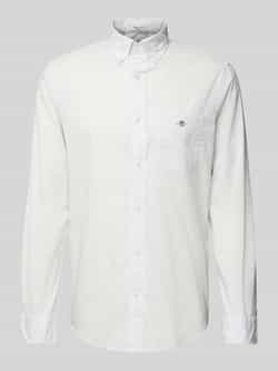 Gant Overhemd met lange mouwen REG MICRO PRINT SHIRT met een subtiele doorlopende micro-print