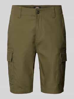 Dickies Korte regular fit cargobroek met rasterruit model 'MILLERVILLE'