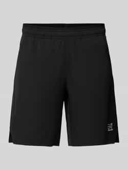 EA7 Emporio Armani Loose fit sweatshorts met labelprint model 'VENTUS'