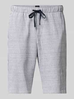 Schiesser Regular fit bermuda met elastische band