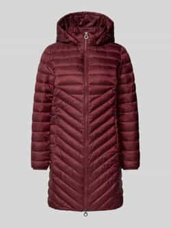 S.Oliver RED LABEL Shaped fit gewatteerde lange jas met capuchon