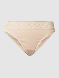 Hanro Slip van katoen met kant model 'Moments'