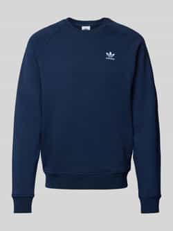 adidas Originals Sweatshirt met labelstitching model 'ESS CREW'