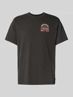 Levi's T-shirt met labelprint