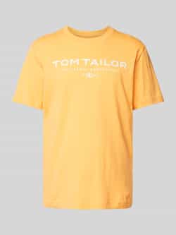 Tom Tailor Regular fit T-shirt van puur katoen