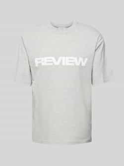 REVIEW T-shirt met labelprint