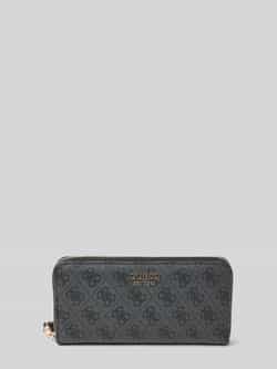 Guess Portemonnee met logo-applicatie model 'Brenton'