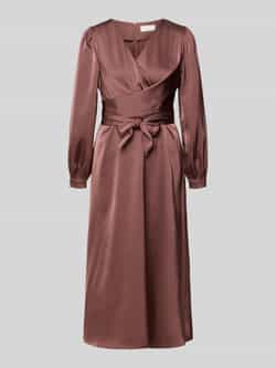 NEO NOIR Midi-jurk met V-hals model 'RIMINI'