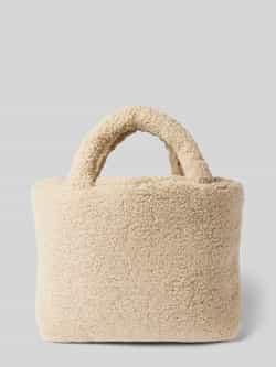 STUDIO NOOS Handtas met teddybont model 'Ecru'