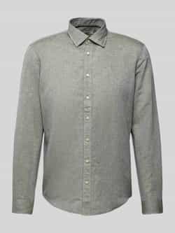Jake*s Slim fit zakelijk overhemd met kentkraag