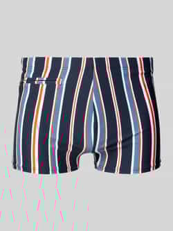 Schiesser Slim fit zwembroek met ritszak model 'Ocean'