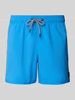 Fire + Ice Korte regular fit broek met labelpatch model 'NELSON'