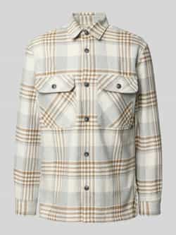Jack & Jones Overhemd met lange mouwen JPRRAYLE MELANGE CHECK L S OVERSHIRT SN