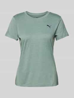 PUMA PERFORMANCE T-shirt met labelprint model 'Heather'