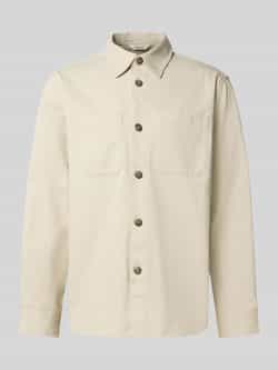Selected Homme Regular fit overhemdjack van puur katoen model 'TRAVIS'