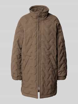 FREE QUENT Regular fit lange jas met opstaande kraag model 'Crown'