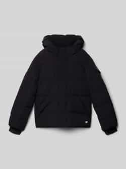 CARS JEANS Regular fit gewatteerd jack met logo-applicatie model 'Camden'