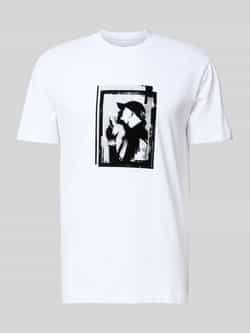 Armani Exchange T-shirt met motiefprint