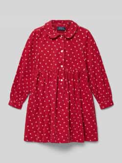 Polo Ralph Lauren Kids Overhemdjurk van fijne corduroy met platte kraag