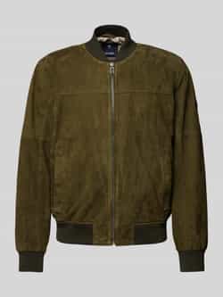 JOOP! Collection Leren blouson met opstaande kraag model 'Pios'
