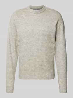 Jack & jones Gebreide pullover met ribboorden model 'OLLIE'