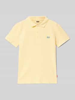 Levi s Kids Poloshirt met labelstitching model 'BATWING'