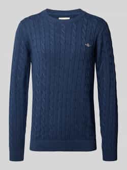 Gant Gebreide pullover met ribboorden