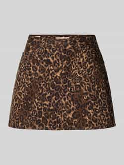 Levi's Jeans rok ICON SKIRT met used-effecten en rafelige randen