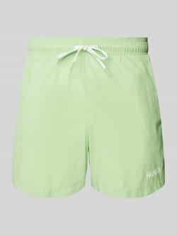 HUGO Relaxed fit zwembroek met labelprint model 'HAITI'