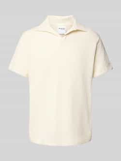 Selected Homme Regular fit poloshirt van katoenmix