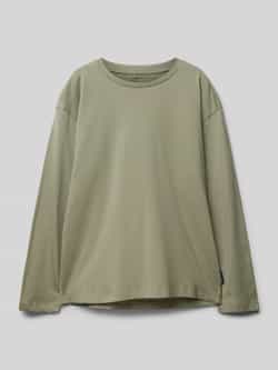 Tom Tailor Oversized shirt met lange mouwen van puur katoen met print