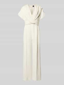 Boss Jumpsuit met V-hals model 'Debasa'
