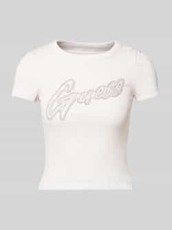 Guess T-shirt met labelprint