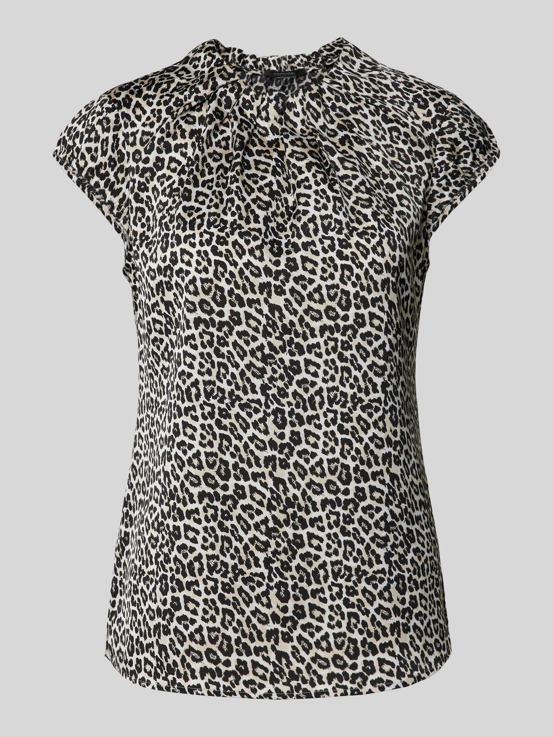 comma Blouse met kapmouwen