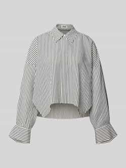 Drykorn Relaxed fit blouse met blinde knoopsluiting model 'OSHIA'