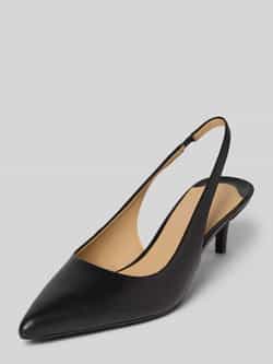 Lauren Ralph Lauren Pumps van leer met elastisch riempje model 'ADRIENNE'