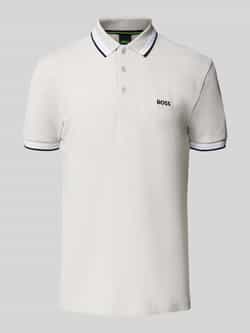 BOSS GREEN Poloshirt PADDY met contrasterende strepen aan de kraag