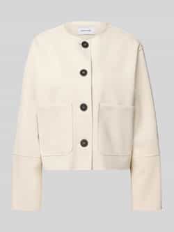 MORE & MORE Relaxed fit blazer met ronde hals