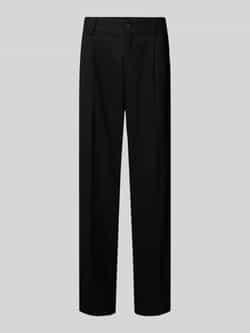 HUGO Regular fit pantalon met viscose model 'FLIPS'