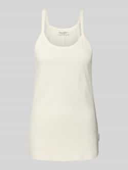 Marc O'Polo Slim fit top met bandjes van een mix van katoen en hennep