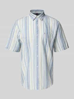 Lerros Slim fit vrijetijdsoverhemd met kentkraag