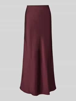 NEO NOIR Midirok van satijn met elastische band model 'URA'